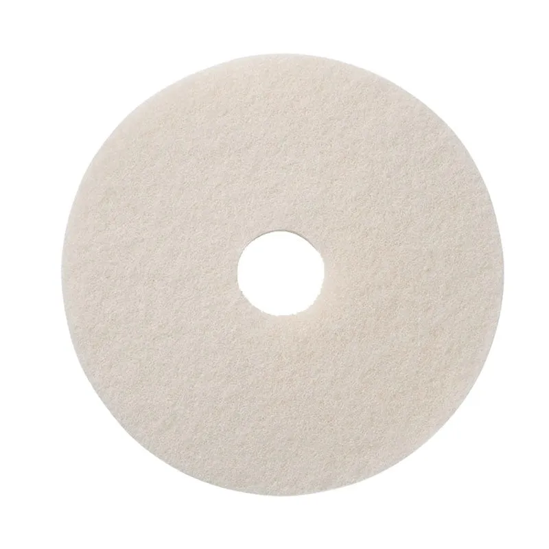 10" White Super Gloss Floor Buffing & Polishing Pads (5 Pack)