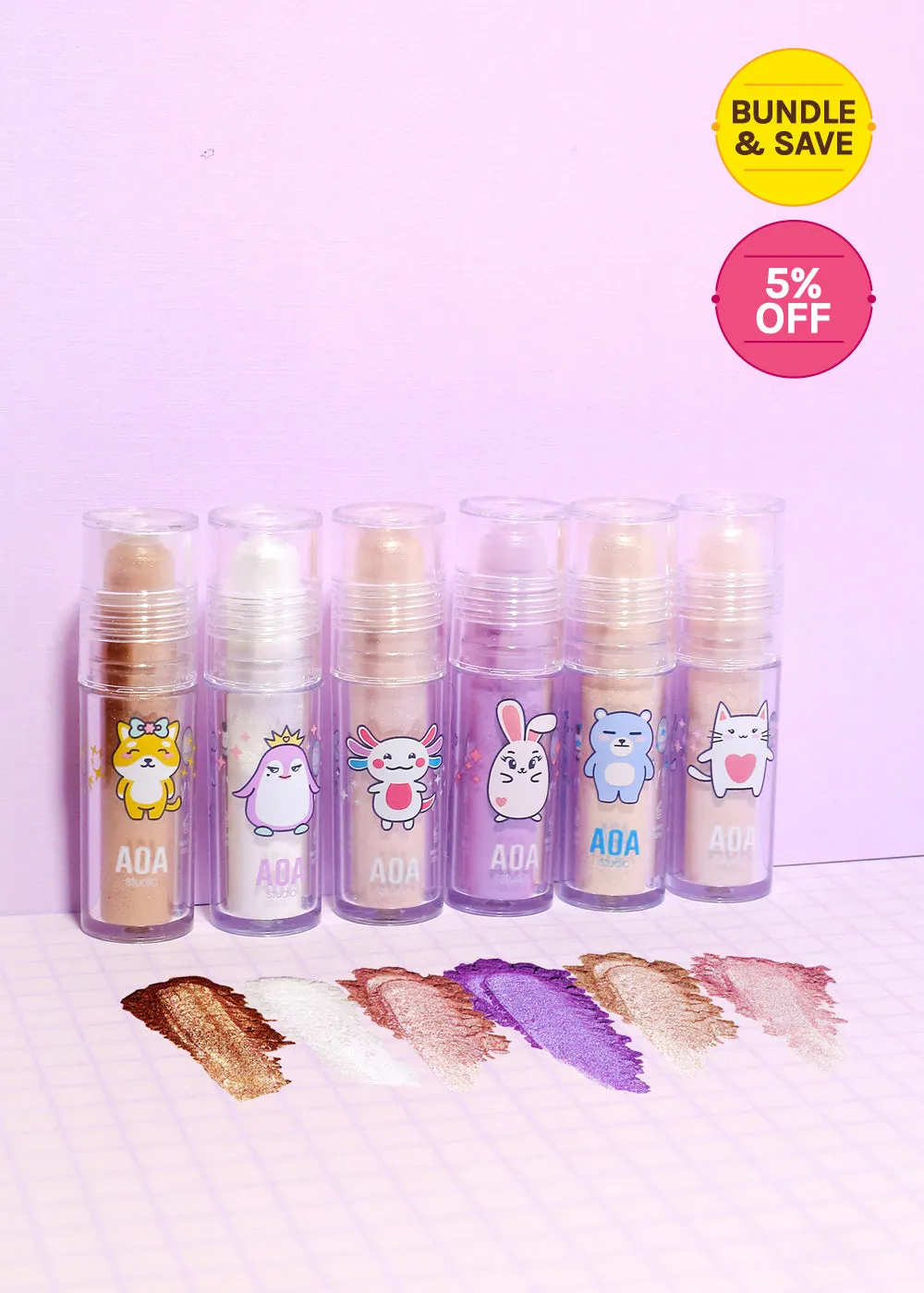 AOA Glow Dust Body Shimmer Roller