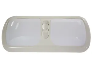 Arcon 17926 Double Light with Colonial White Base and White Lens