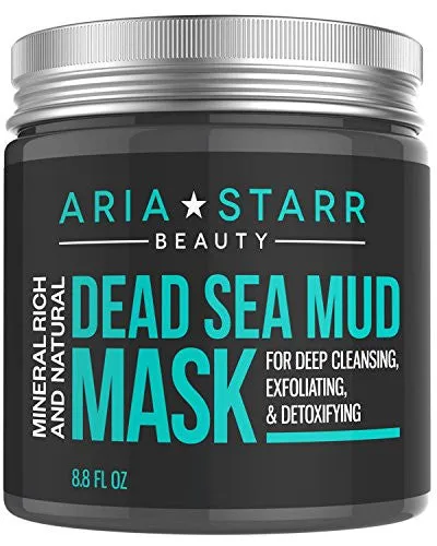 ARIA STARR BEAUTY NATURAL DEAD SEA MUD MASK, 8.8 OUNCE