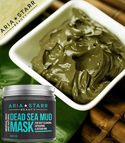 ARIA STARR BEAUTY NATURAL DEAD SEA MUD MASK, 8.8 OUNCE