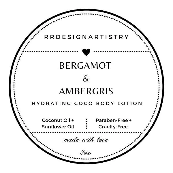 Bergamot Ambergris Hydrating Coco Body Lotion