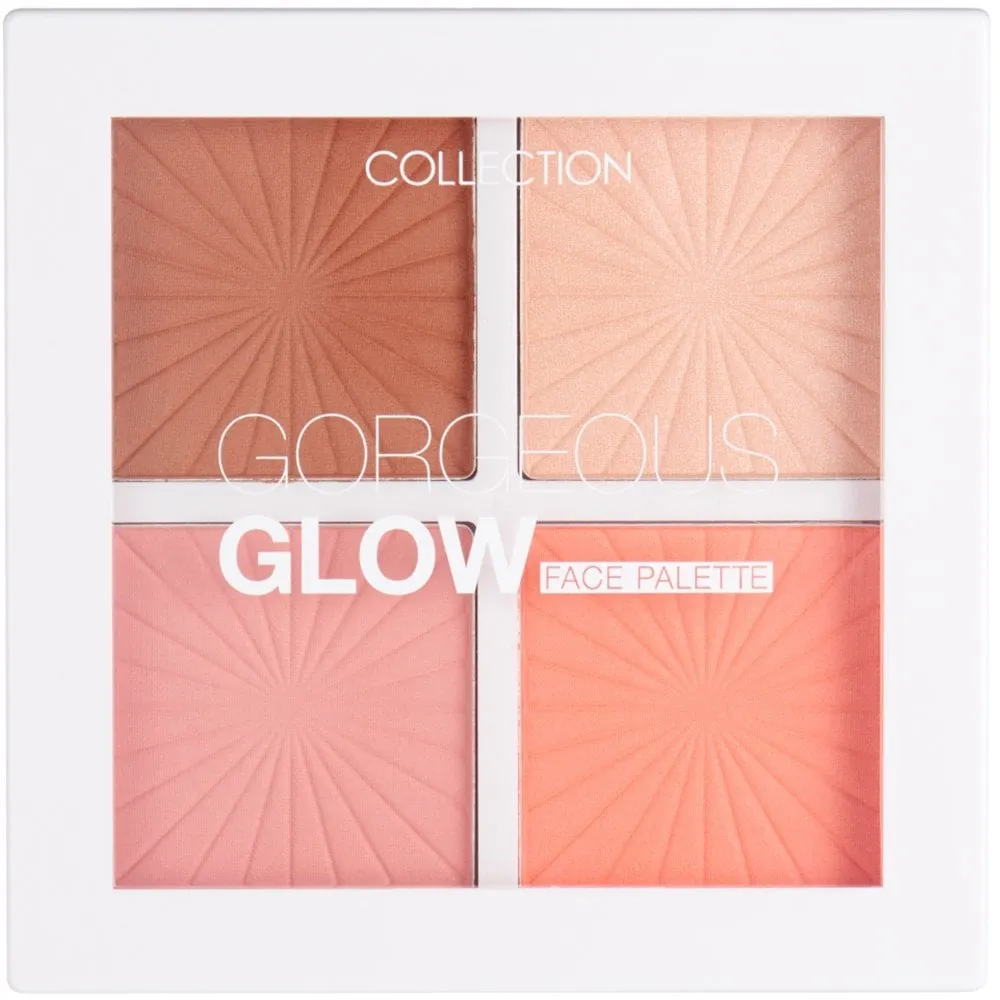 Collection Cosmetics Gorgeous Glow Face 4 Colour Blush Palette