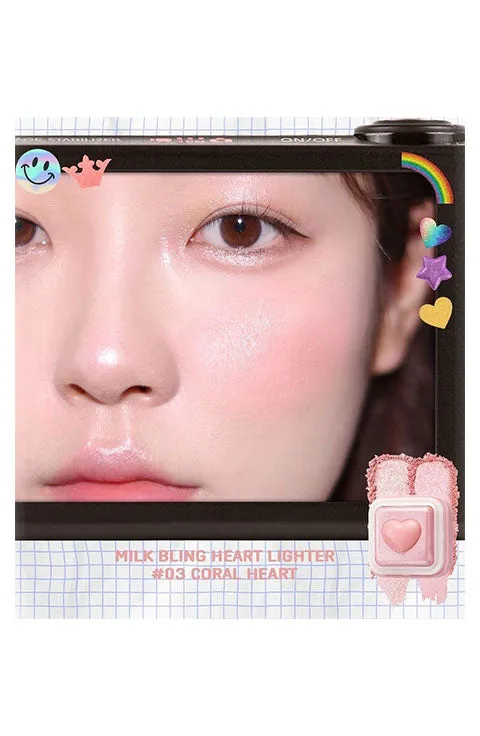 [colorgram] Milk Bling Heartlighter(2.2g/0.07fl.oz)-4Color