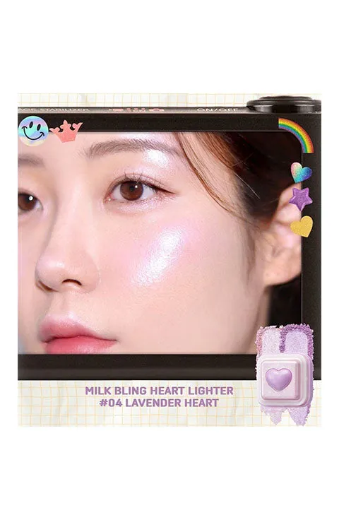 [colorgram] Milk Bling Heartlighter(2.2g/0.07fl.oz)-4Color