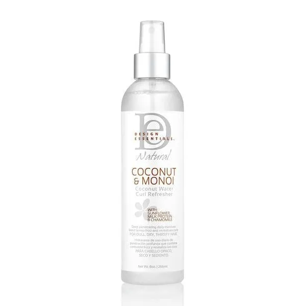 Design Essentials Natural Coconut And Monoi Coconut Water Curl Refreher 236.5ml