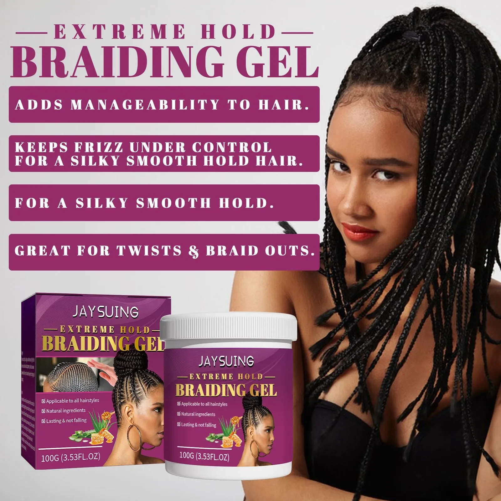 Dreadlocks Hair-styling Gel Moisturizing Shaping Gloss Pomade