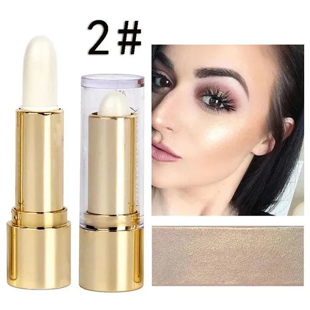 Face Glow Creamy Highlighter Stick: 3-in-1 Makeup Essential