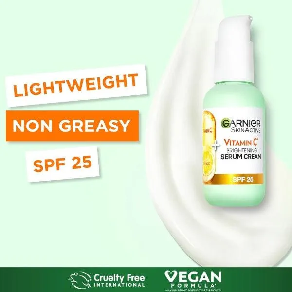 Garnier Vitamin C Serum Cream 2in1 Brightening Spf25 50ml