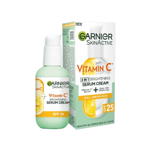 Garnier Vitamin C Serum Cream 2in1 Brightening Spf25 50ml