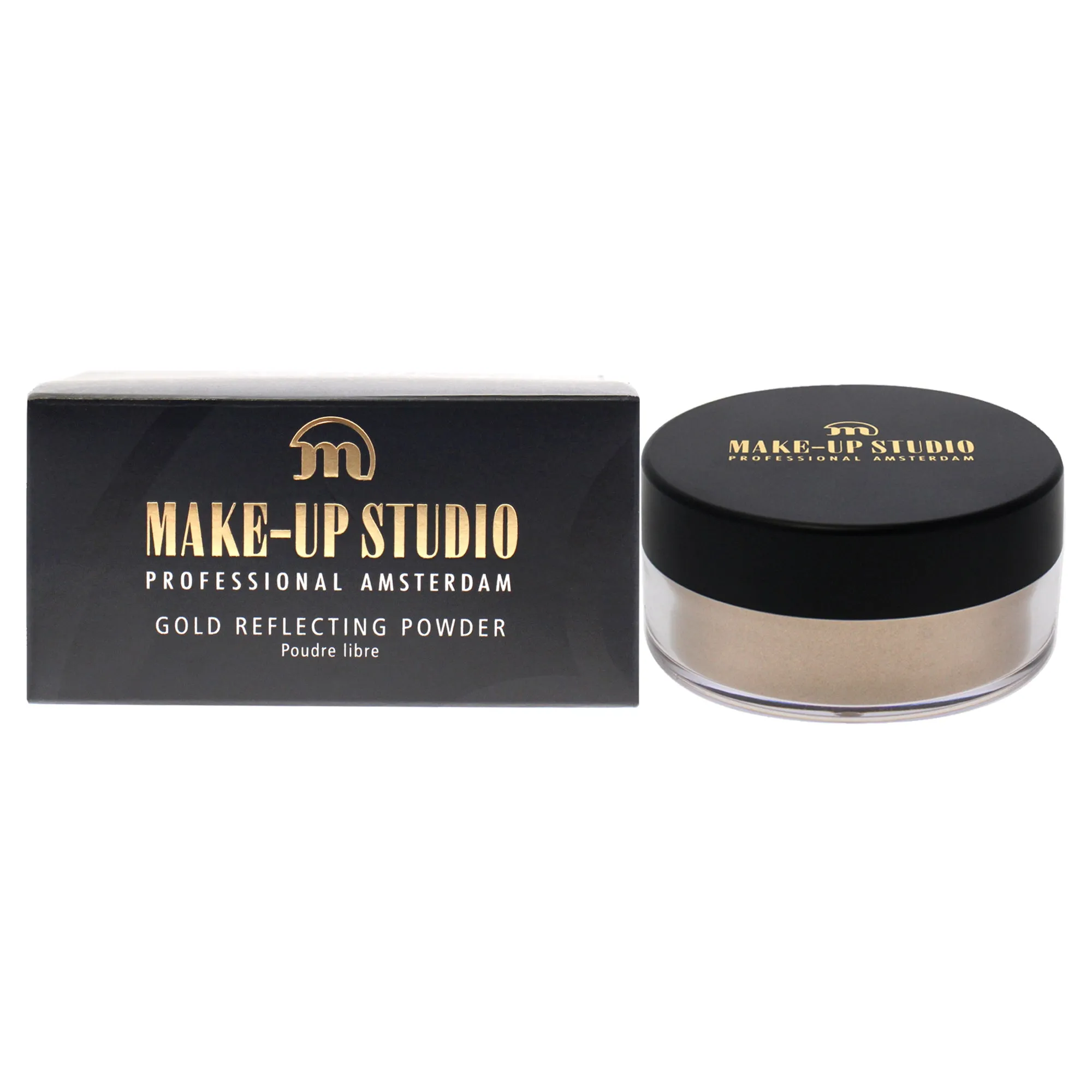 Gold Reflecting Powder Highlighter - Natural by Make-Up Studio for Women - 0.52 oz Highlighter