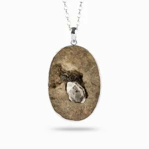 Herkimer Diamond in Matrix Necklace