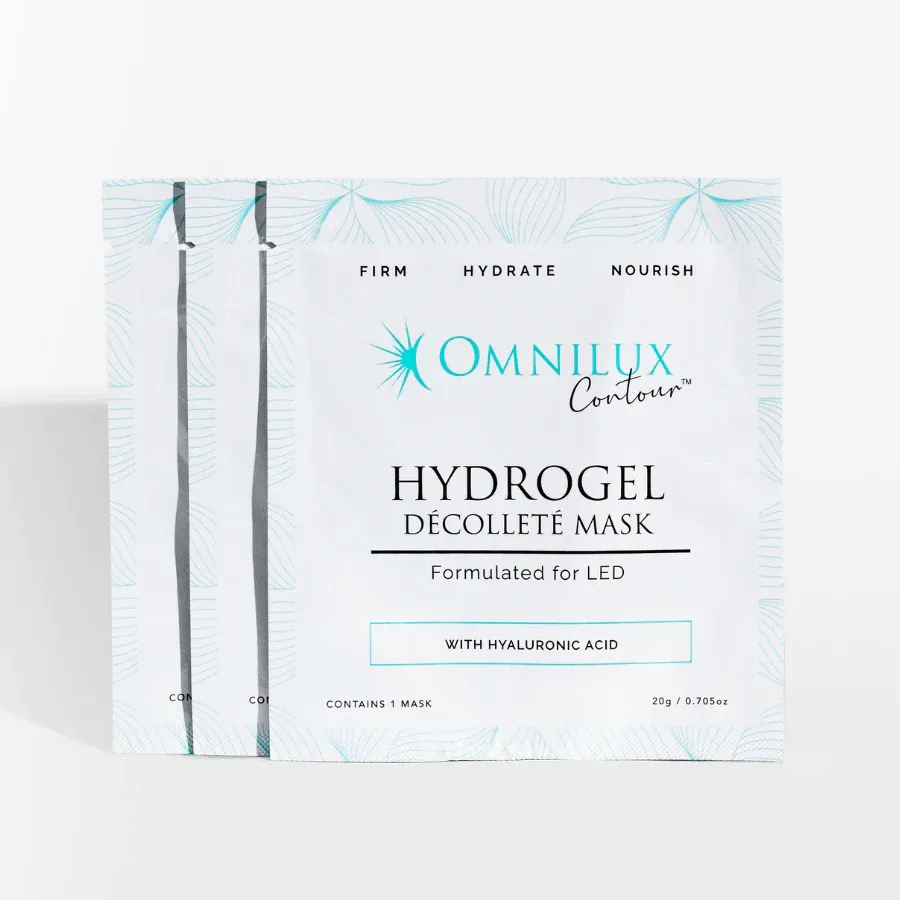 Hydrogel Neck & Decollete Mask -- With Hyaluronic Acid