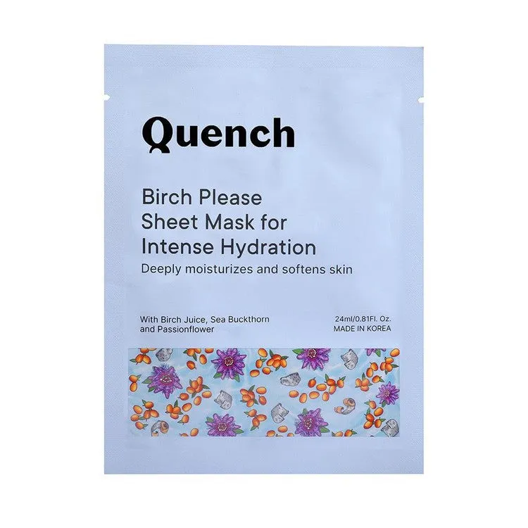 Intense Hydration Sheet Mask with Birch Juice Enzymes (Pack of 6)