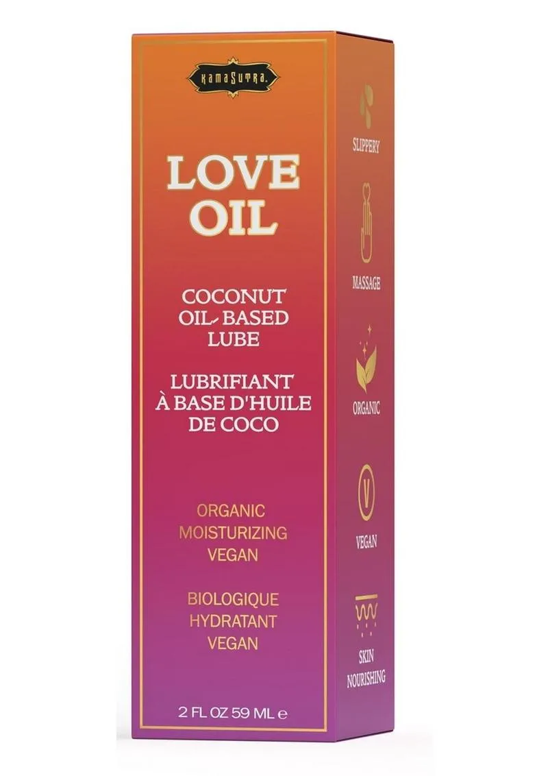 Kama Sutra Love Oil Coconut Oil Based Lubricant and Body Glide