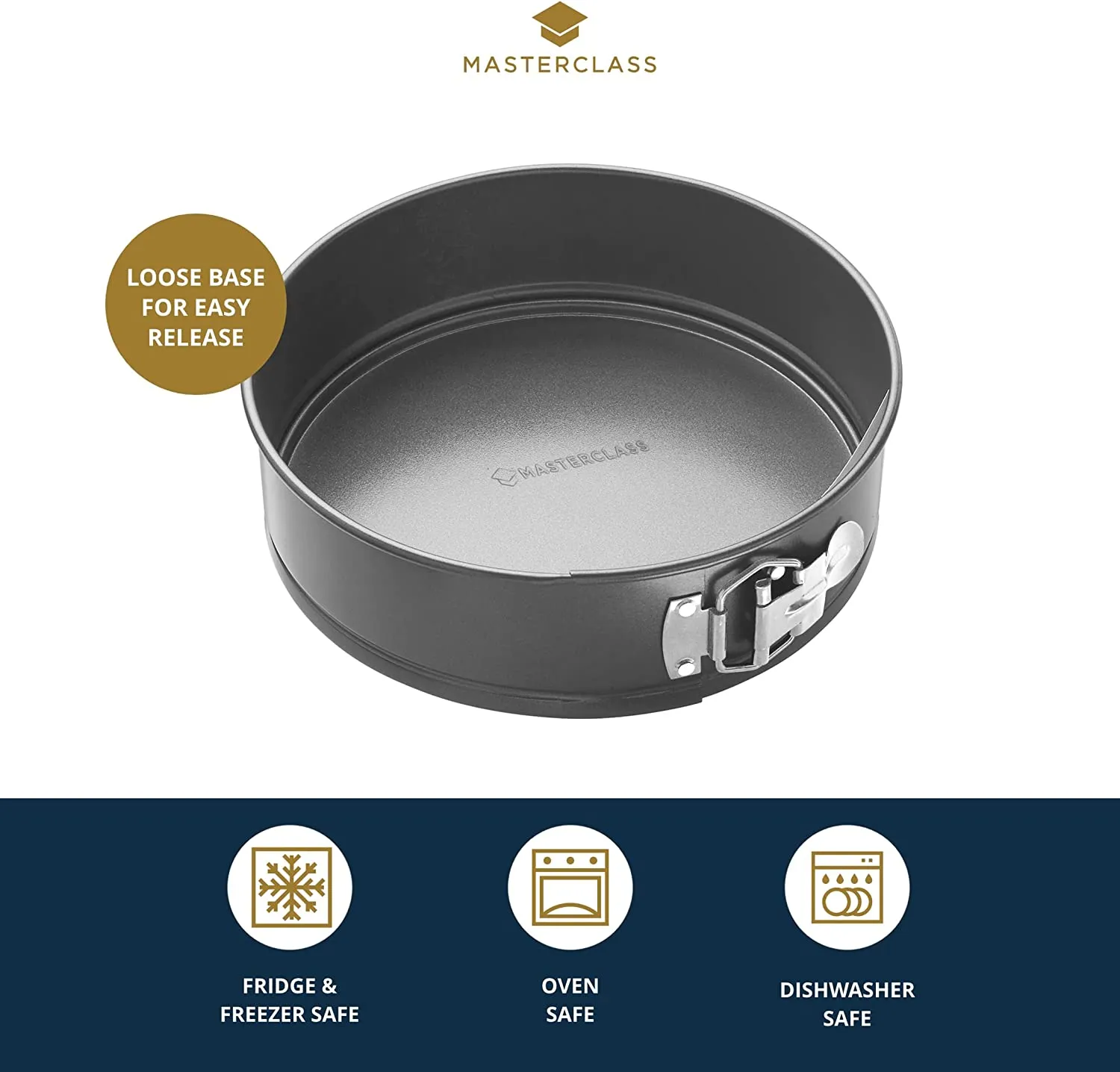 MasterClass KCMCHB44 25 cm Springform Cake Tin