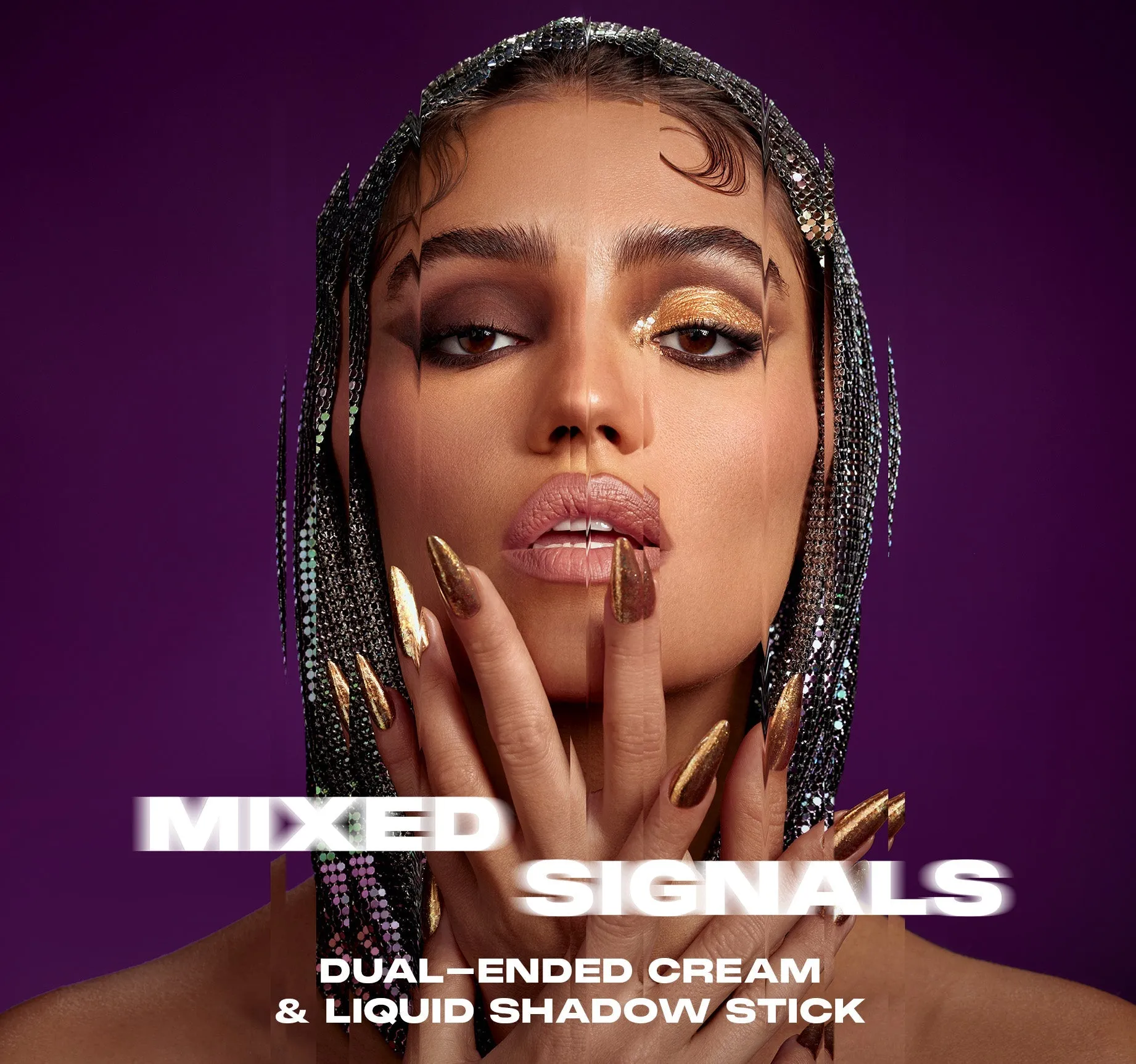 Mixed Signals Dual-Ended Cream & Liquid Shadow Stick - Flirtatious / Faithful