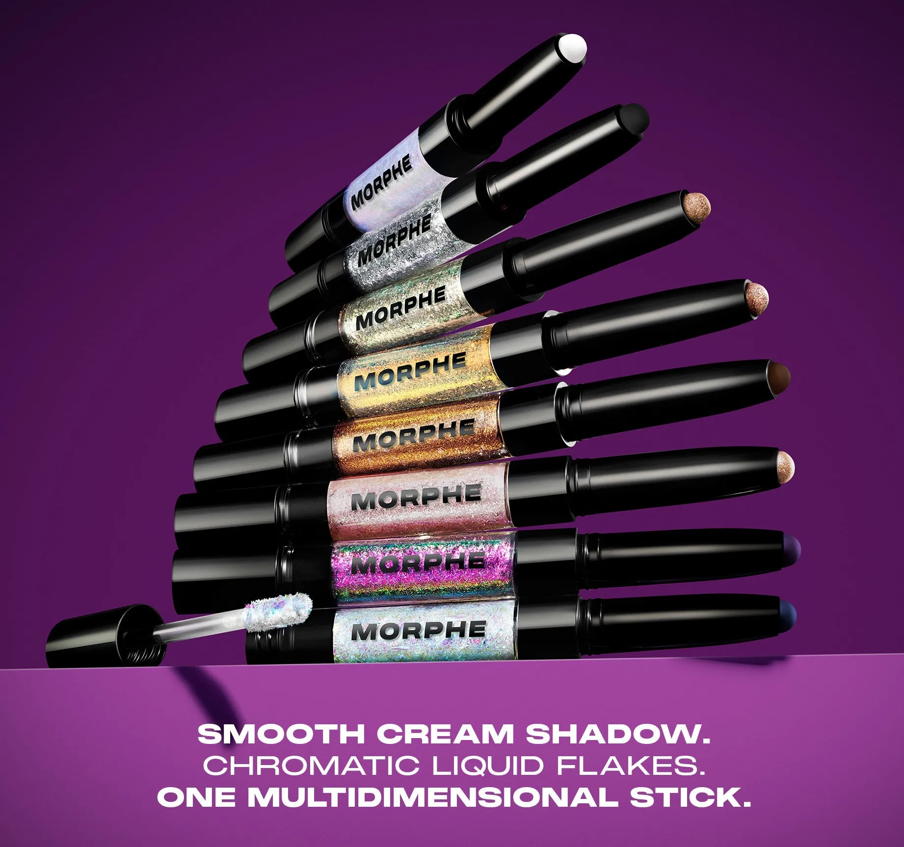 Mixed Signals Dual-Ended Cream & Liquid Shadow Stick - Lover / Fighter