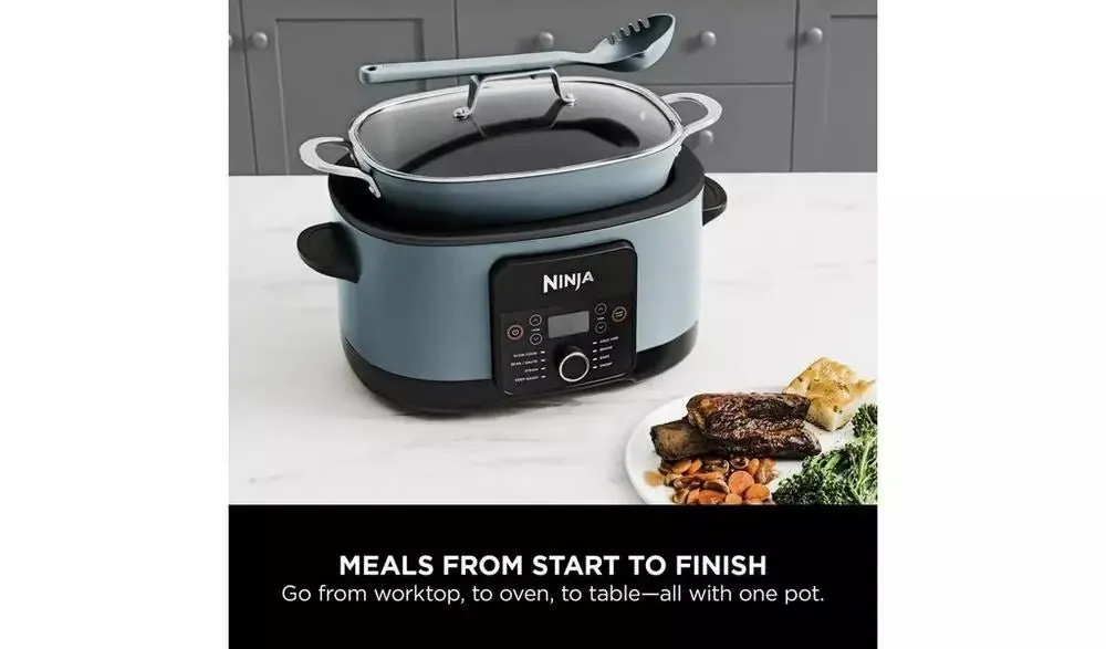 Ninja Foodi PossibleCooker MC1001UK 8-in-1 Slow Cooker/Multi-cooker, Blue