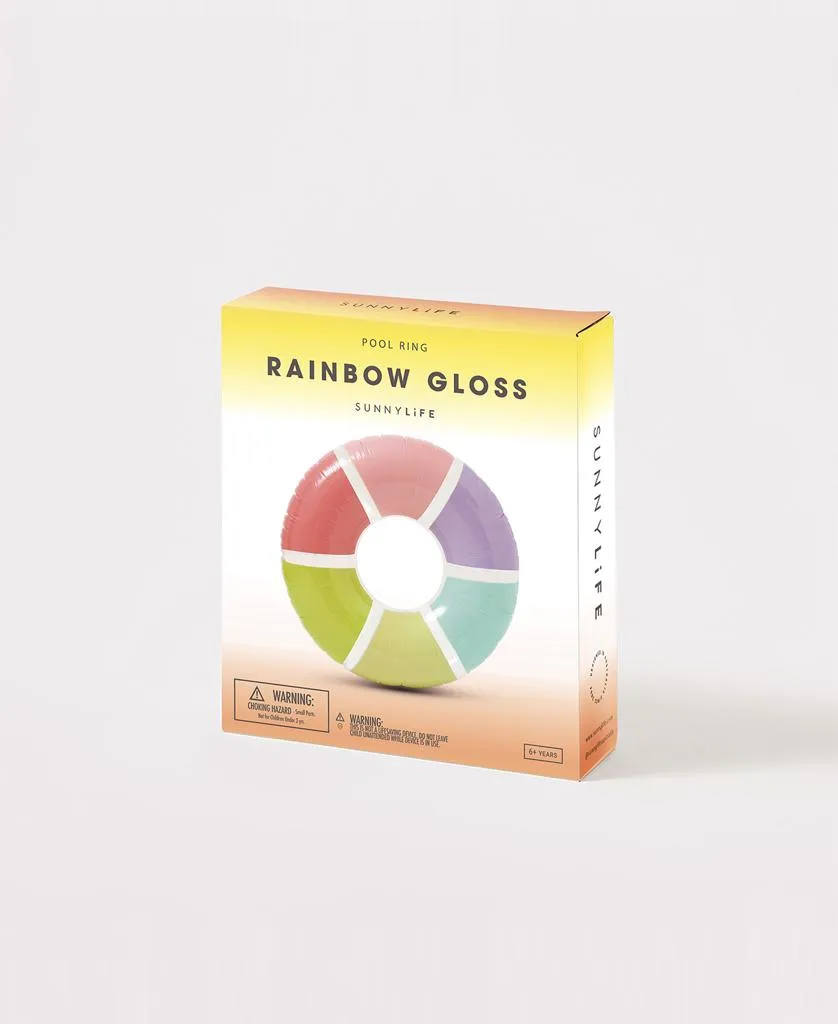 Pool Ring | Rainbow Gloss