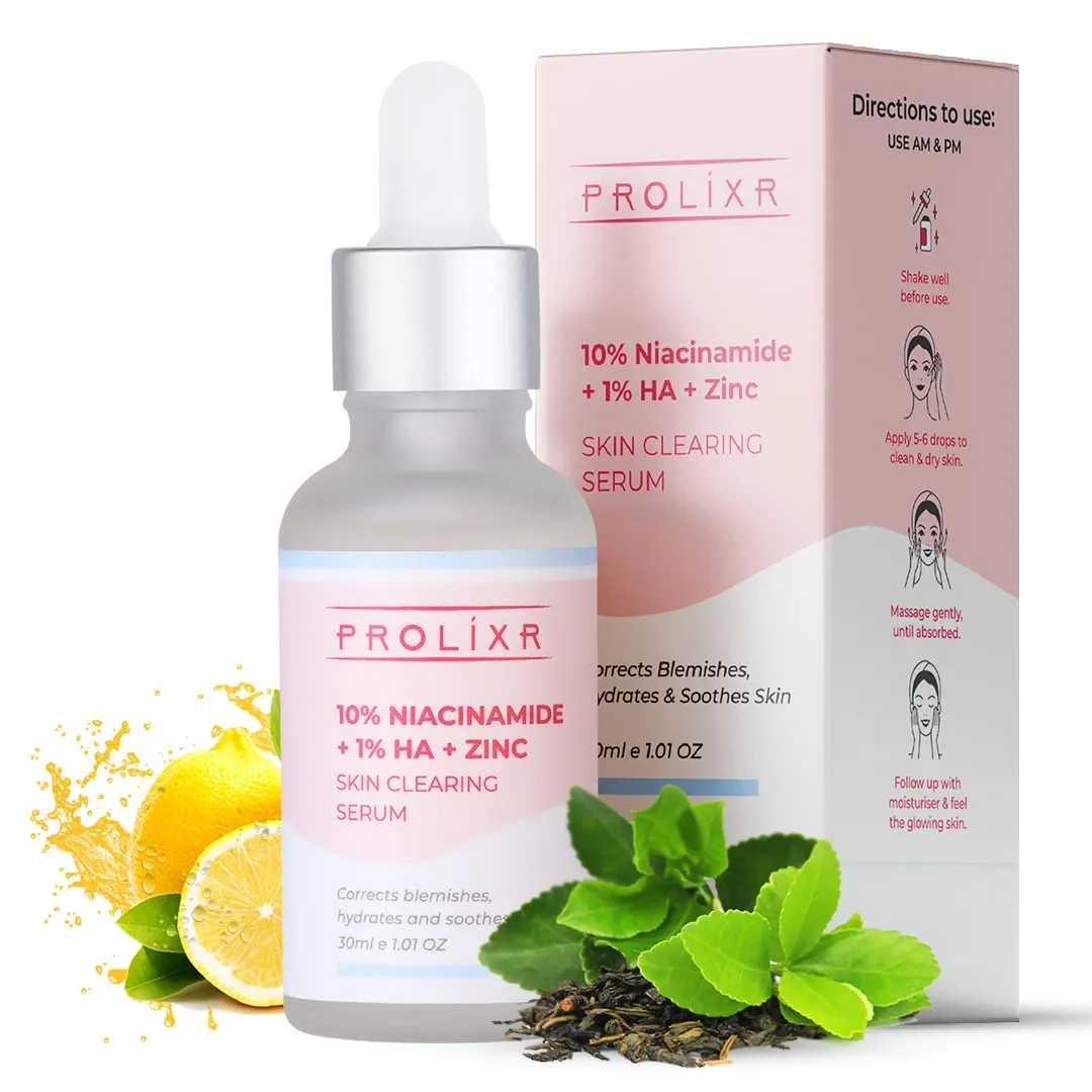 Prolixr Overnight Hydration Kit - Hyaluronic Acid Face Mask & Niacinamide   Hyaluronic Acid Serum | Moisturizes & Hydrates Dry, Dehydrated Skin