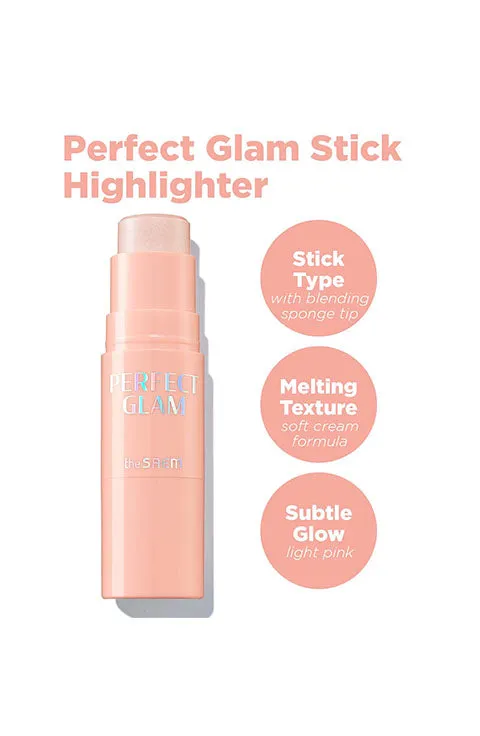 [the SAEM] Perfect Glam Stick Blusher with Blending Sponge(6g/0.21fl.oz)- WH01 Aurora Wave